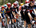 La saison avait déjà bien commencé : Marco Brenner (deuxième à partir de la gauche) a terminé le Tour Down Under à la quatrième place.