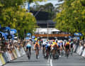 The Australian, who has won seven out of eight bunch sprints at the WorldTour opener over the last three years, was on hand again after finishing third in his first chance this year.