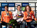 Brand won an all-Dutch podium ahead of Ceylin del Carmen Alvarado and Puck Pieterse.