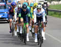 At the start of the race, a leading group of nine riders formed around Lorenzo Milesi. The group was no longer to play a role in the final