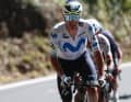 Enric Mas (Movistar) gehörte zu den aktivsten Fahrer des Tages.