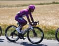 Meanwhile, Jhonatan Narvaez wore the purple jersey for the first time