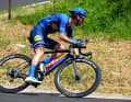 Guilio Ciccone (Lidl - Trek) s'assure la victoire dans le classement de la montagne.