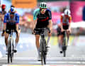 PIANCAVALLO, ITALY - MAY 30: Felix Felix Gall (Decathlon CMA CGM Team) takes second place.