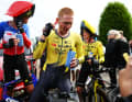 Matteo Jorgenson brachte das Team von Visma | Lease a Bike über die Ziellinie.