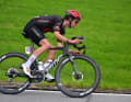 BAD RAGAZ, SUISSE - JUIN Marco Brenner (Tudor) a joué un rôle actif dans le groupe d'échappés.