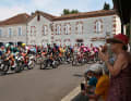 Le peloton a longtemps adopté un rythme tranquille sur ce tronçon.