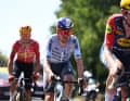 Thomas Pidcock (Pinarello-Q36.5) didn’t stand a chance in the final.
