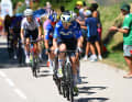 Liane Lippert (Movistar) zeigte sich in der Spitzengruppe aktiv.