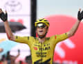 Bart Lemmen (Team Visma | Lease a Bike) gewinnt die 4. Etappe.
