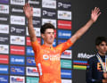 Das Orange der Niederlande ist im Peloton gut zu erkennen