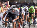 Burghardt porte le maillot de champion d'Allemagne 2017