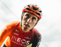 Egan Bernal avec le nouveau maillot
