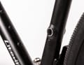 The mount for the Eightpins dropper post in the 4-One aluminium frame.