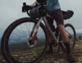 Numerous mounting options on the frame make the bike fit for bikepacking