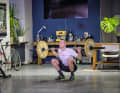 Ensure a smooth, flowing movement when squatting