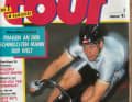 Titelheld: Bahnrad-Legende Michael Hübner auf einem TOUR-Titel von 1991