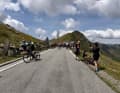 Then I was a cyclist myself, taking a short break at the top. Music was playing at the top, ...