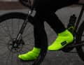 Even at temperatures slightly below freezing, the Gore overshoes offered good protection against the cold.