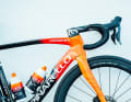 A detailed view of the Pinarello Dogma F
