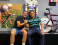 Rick Sauser mit Jan Ullrich
