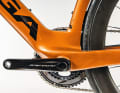 30 millimetre wide tyres make maximum use of the space in the frame and fork