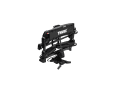 The OutPace bike carrier makes itself small.