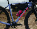 With tyres up to 50 millimetres wide and preparation for a suspension fork, the bike is aimed at more difficult terrain