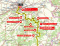 Liège-Bastogne-Liège des femmes 2025 sur la carte