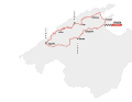 Mallorca 312 Route of the 167-kilometre distance