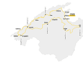 Mallorca 312 Itinéraire de la distance de 312 kilomètres