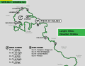 Gravel-WM2023: Course and elevation profile for women 50+ and men 65+