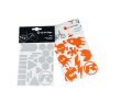 Reflective stickers from Riesel Design. This makes you more visible in autumn.