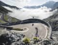 You’d best not be afraid of heights on the Stelvio, given the constant changes in direction.