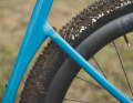 The 3T e-Extrema leaves room for tyres between 47 and 57 millimetres wide in the fork and rear triangle