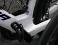 UCI prototype label on the seat tube of the Merida racer