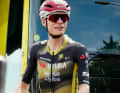 Gut gelaunt ging Mitfavorit Jonas Vingegaard am Montag an den Start der 10. Etappe. Sein Arbeitsgerät: das Cervélo S5