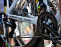 No experiments: The Tour favourite rides a double drivetrain with a 55/40, 11-34 gear ratio