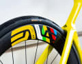 Besonders - Die Felgen von Enve zeigen neben gelb auch die Farben des Weltmeisters