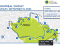 The circuit of the Grand Prix Cycliste de Montreal on the map