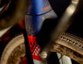 Comparatively narrow tyres are fitted ex works. The SLR 9 comes with 38 millimetre tyres, the SLR 7 with 40 millimetre tyres from Bontrager.
