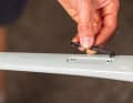 A mounting point on the top tube, for example, is ideal for an aerodynamically efficient bag behind the stem.