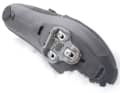 Thanks to the carbon sole, the familiar pedal system can also be ridden in winter. In addition, the power transmission is more direct than on models with rubberised tread soles.