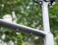 New are threaded eyelets on the top tube for attaching a small frame bag.