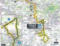 Paris-Roubaix 2025 des femmes sur la carte
