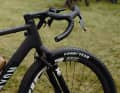 The small lever in the left handlebar arch could be used to set the suspension fork rigid while riding.