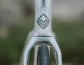 Wide-flared fork blades are typical of modern aero bikes