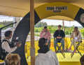 Das Interview fand im Rahmen eines Netflix-Events zum Release der zweiten Staffel von "Tour de France: Im Hauptfeld" statt