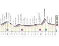 The profile of the 12th stage of the Giro d'Italia