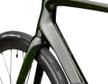 The frame set stands out with its angular tube cross-sections.